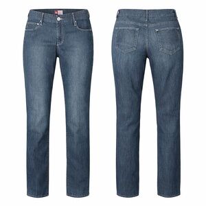 H&M Straight Leg Jeans Medium Wash High Rise Classic 31